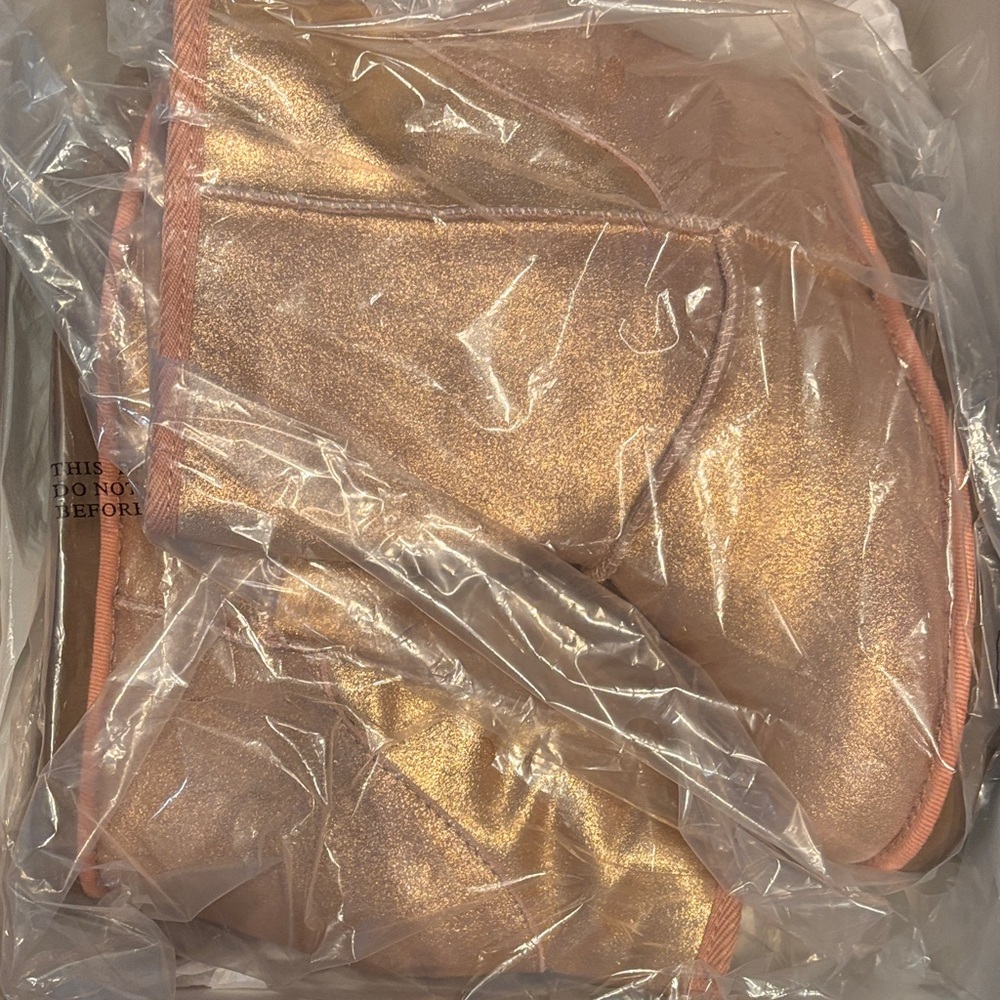 Nine West Rose Gold Vaporol1 Ankle Boots Women’s 9 NIB